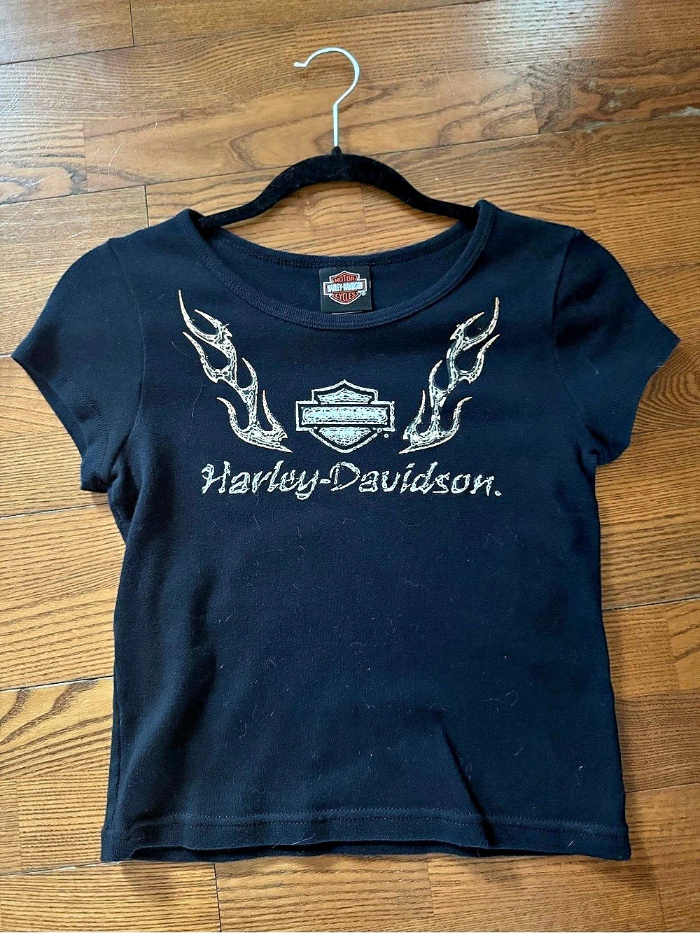 Harley-Davidson Black Cotton Tee Size Medium
